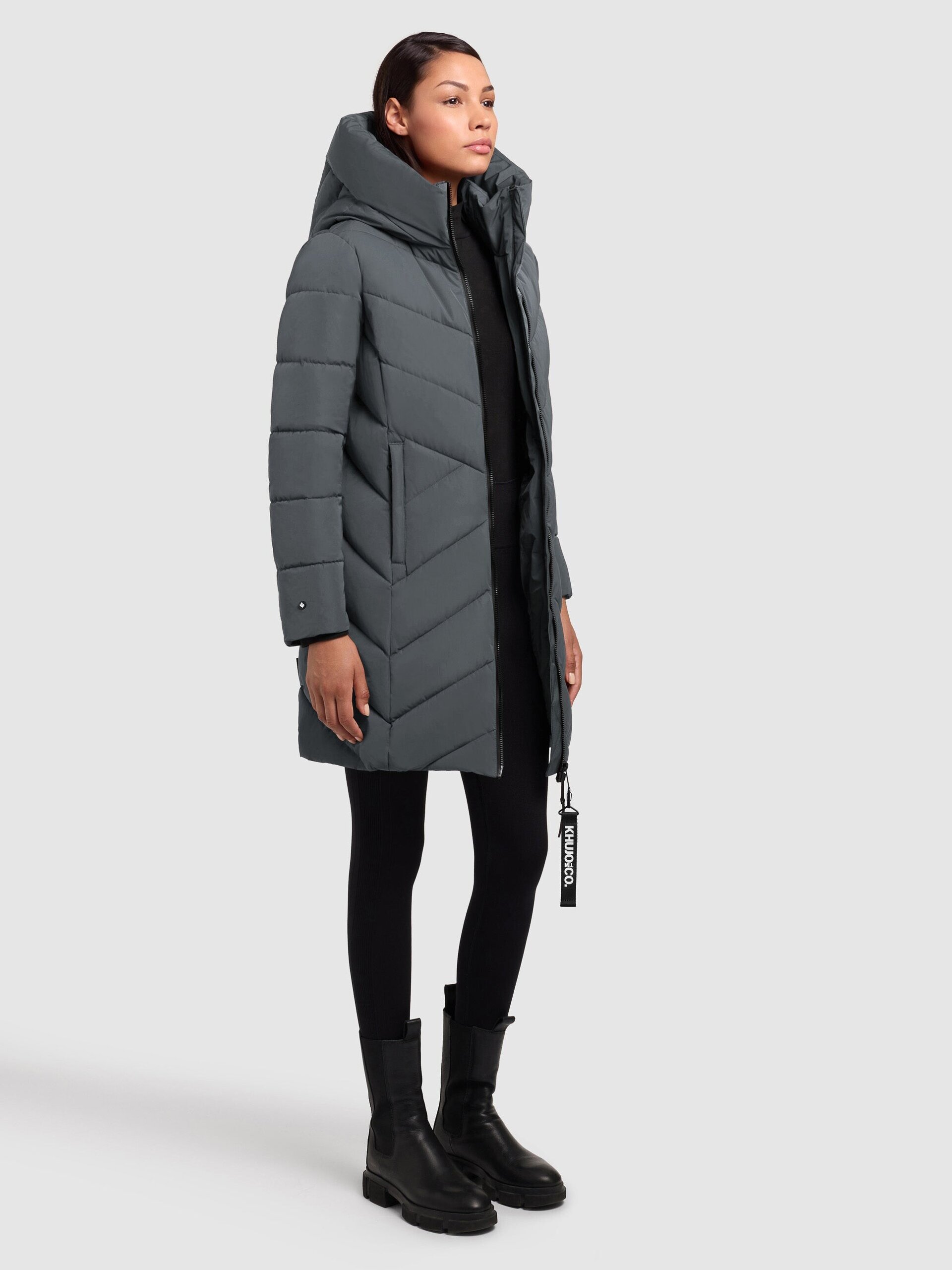 Abrigo Khujo DARKA2 Foam Green Mujer - 6