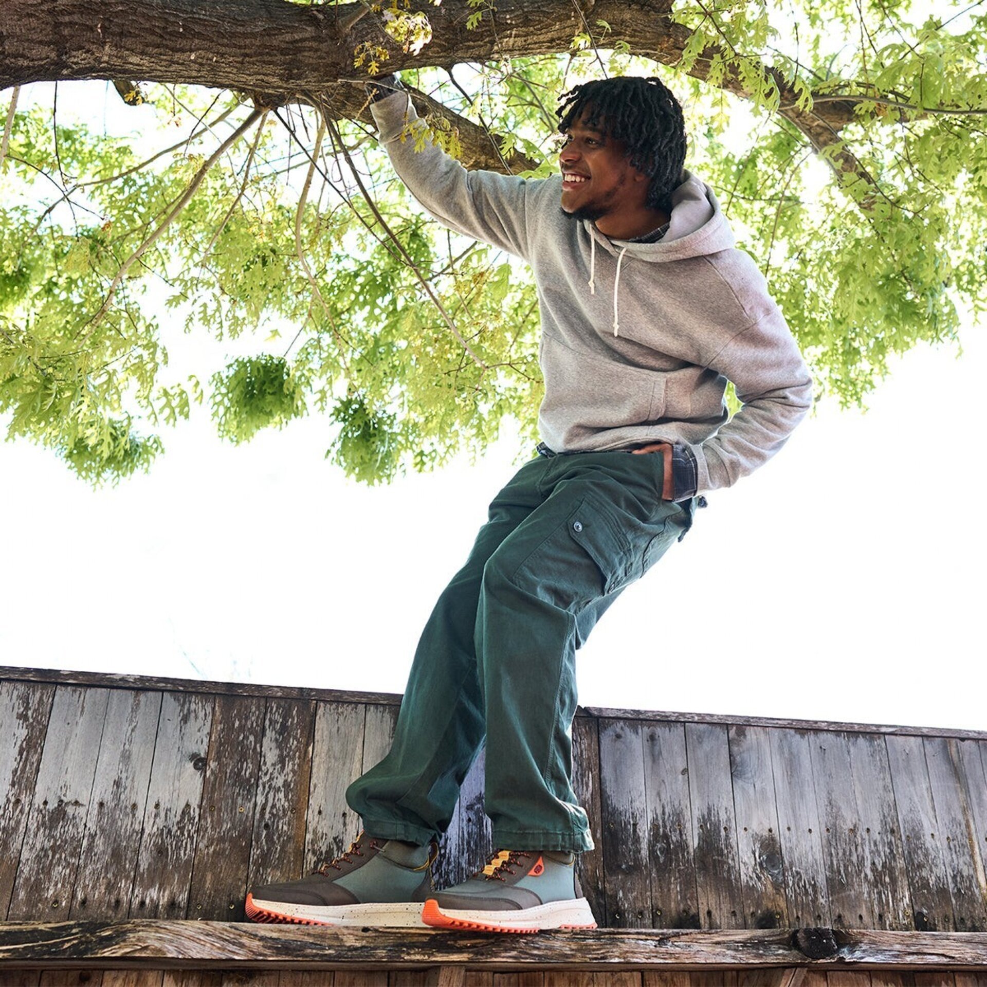 Botas HEY DUDE TAHOE NYLON DUSTY Grenn/Multi - 8