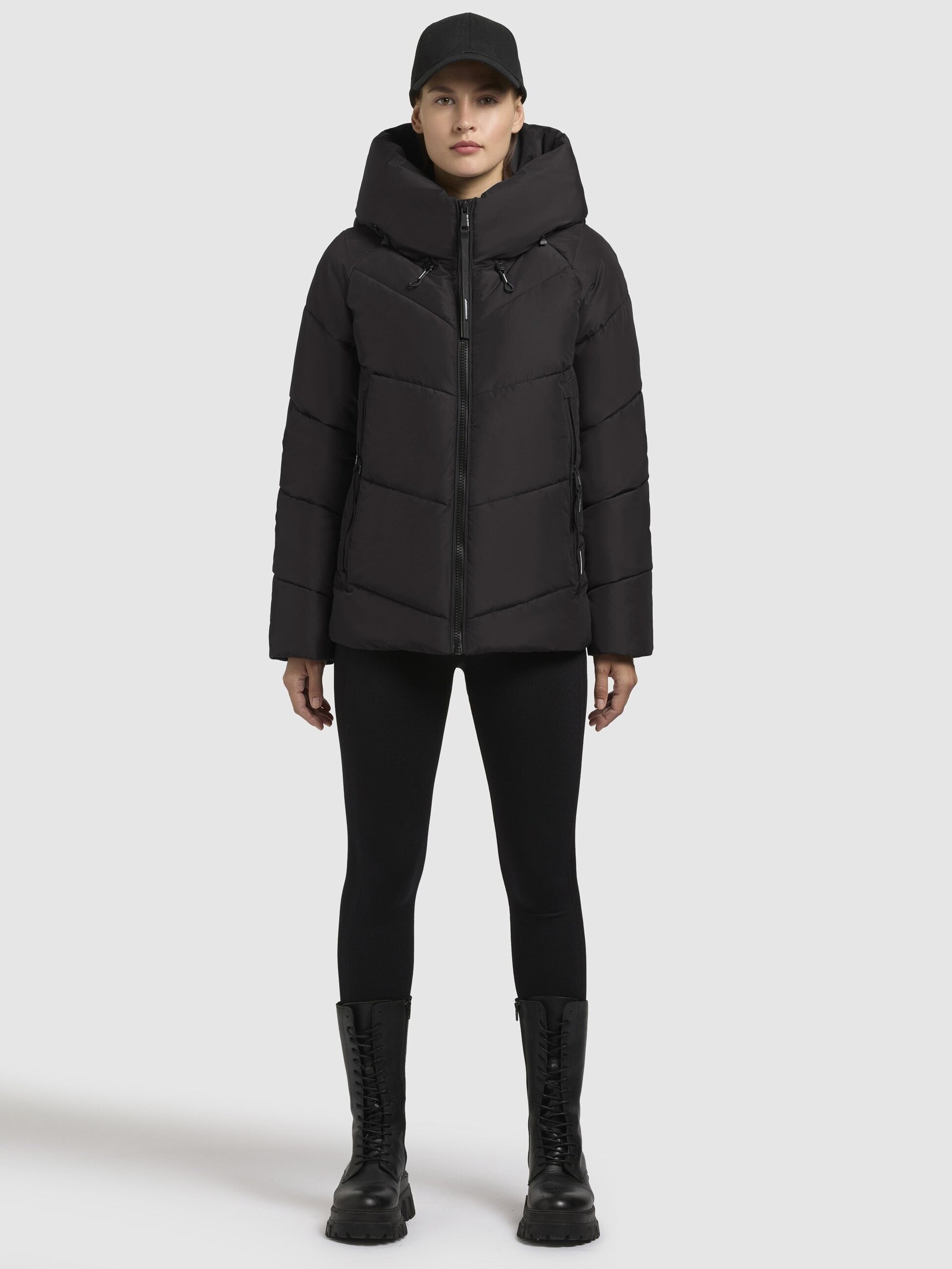 Abrigo Khujo ALESS Negro Mujer - 1