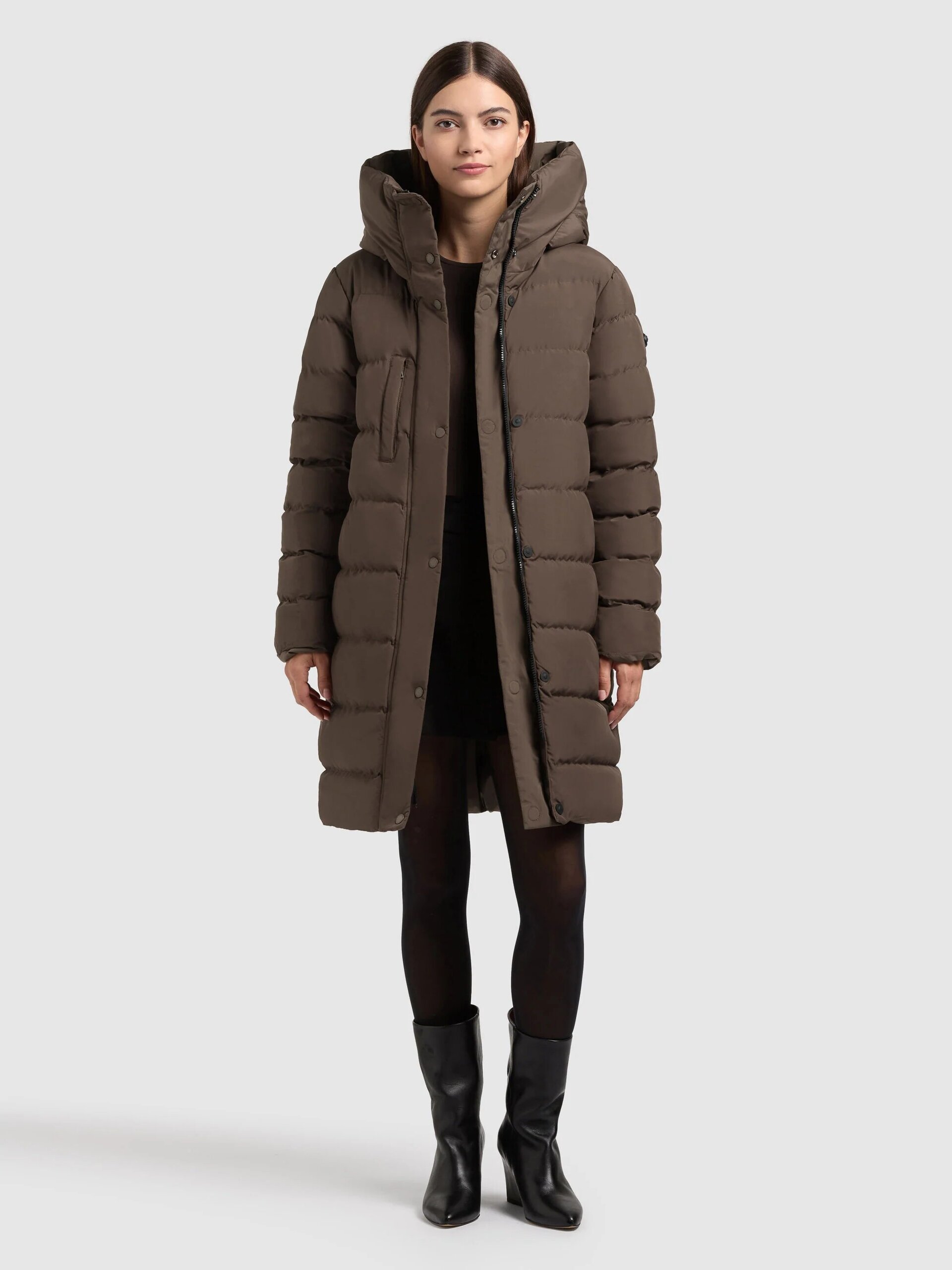 Abrigo Khujo PROTEA Dull Green Mujer - 7