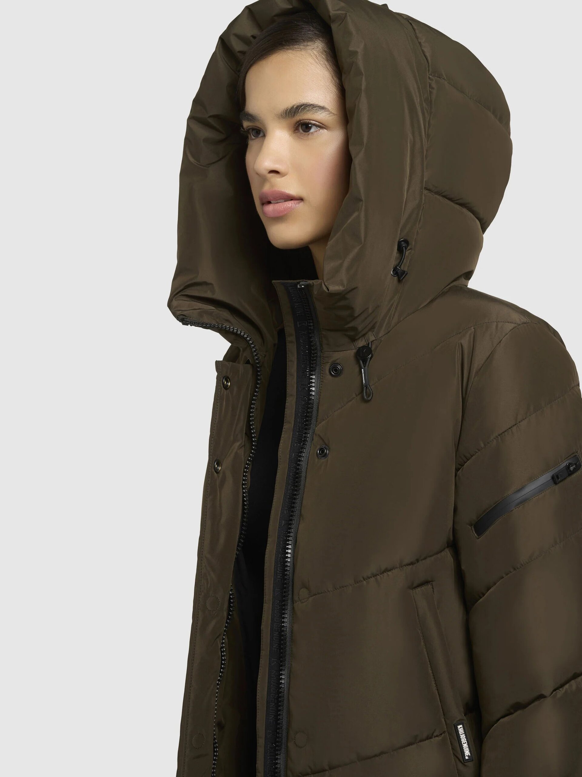 Abrigo Khujo JANGE Old Green Mujer - 7