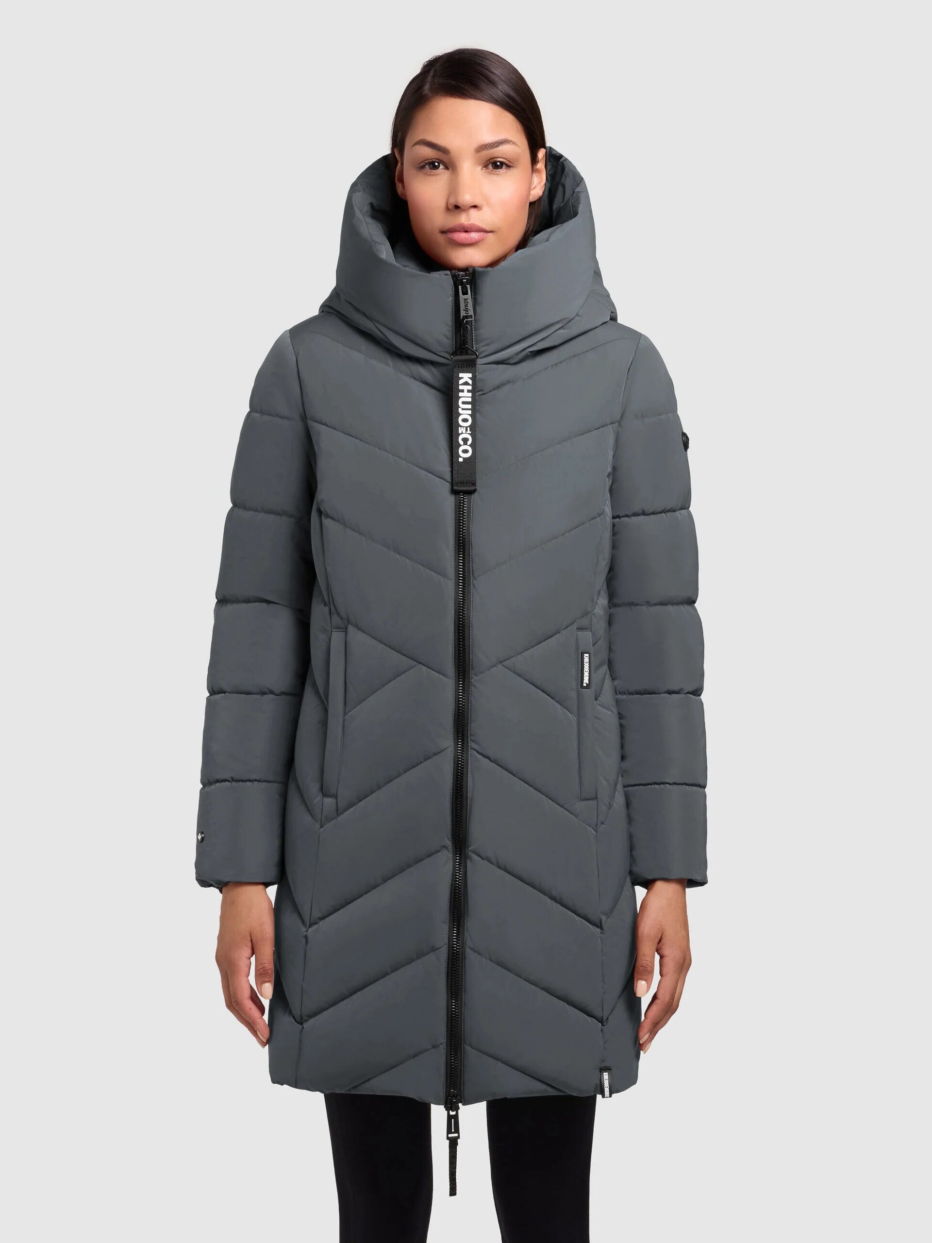 Abrigo Khujo DARKA2 Foam Green Mujer - 2