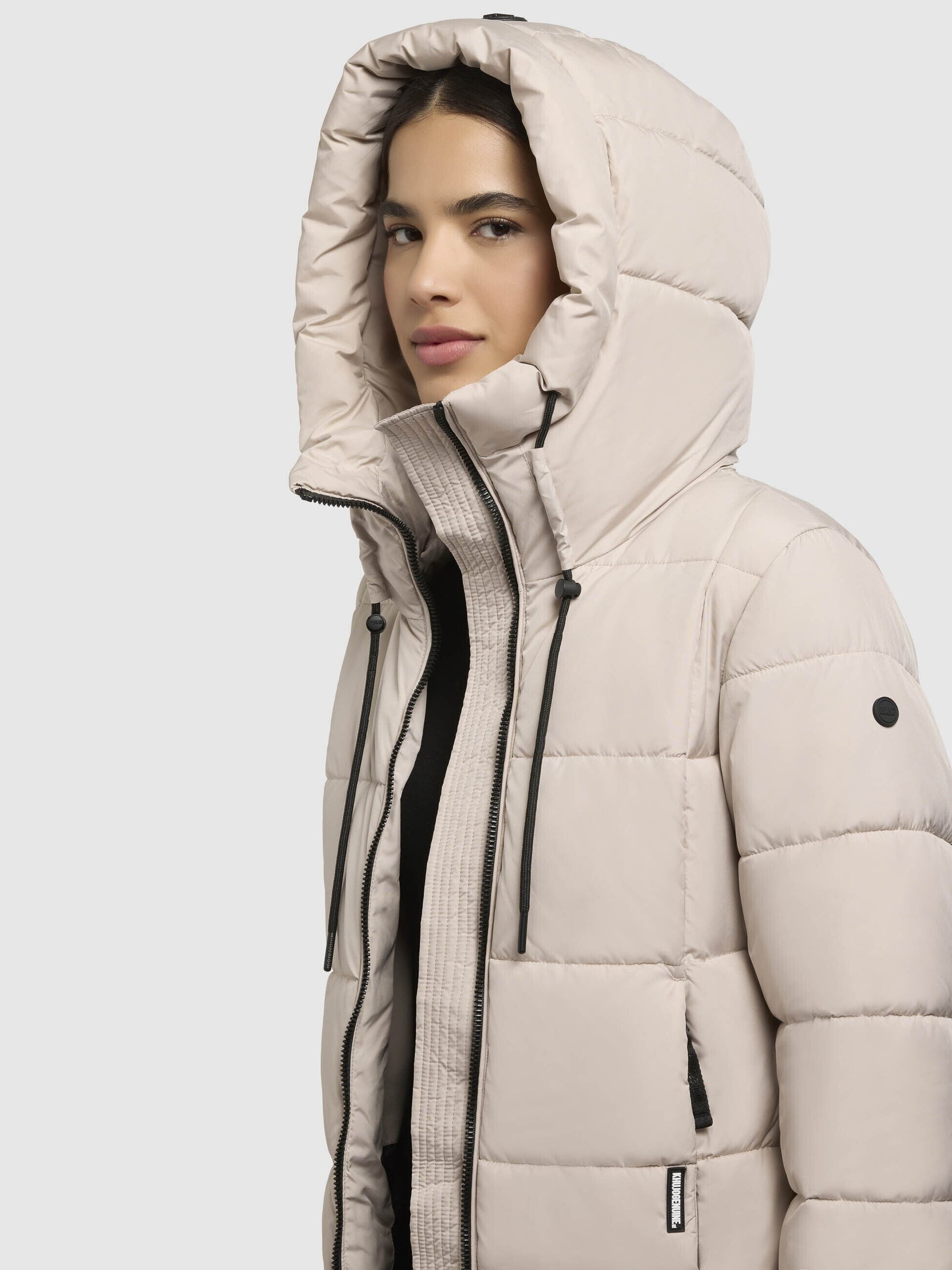 Abrigo Khujo INDIE Soft Beig Mujer - 7