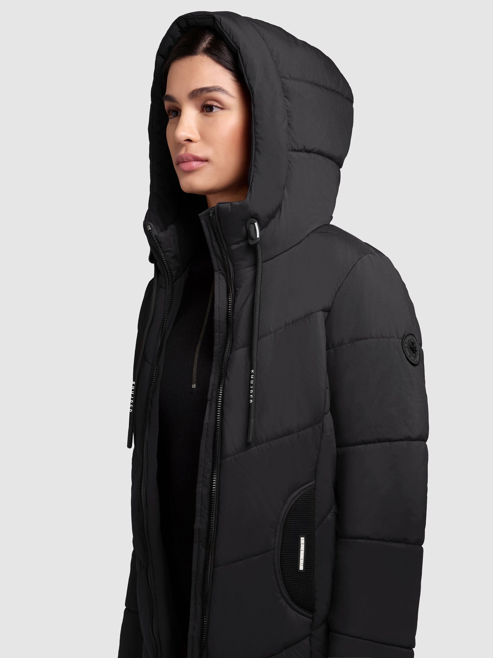 Abrigo Khujo ARIBAY4 Black Mujer - 7