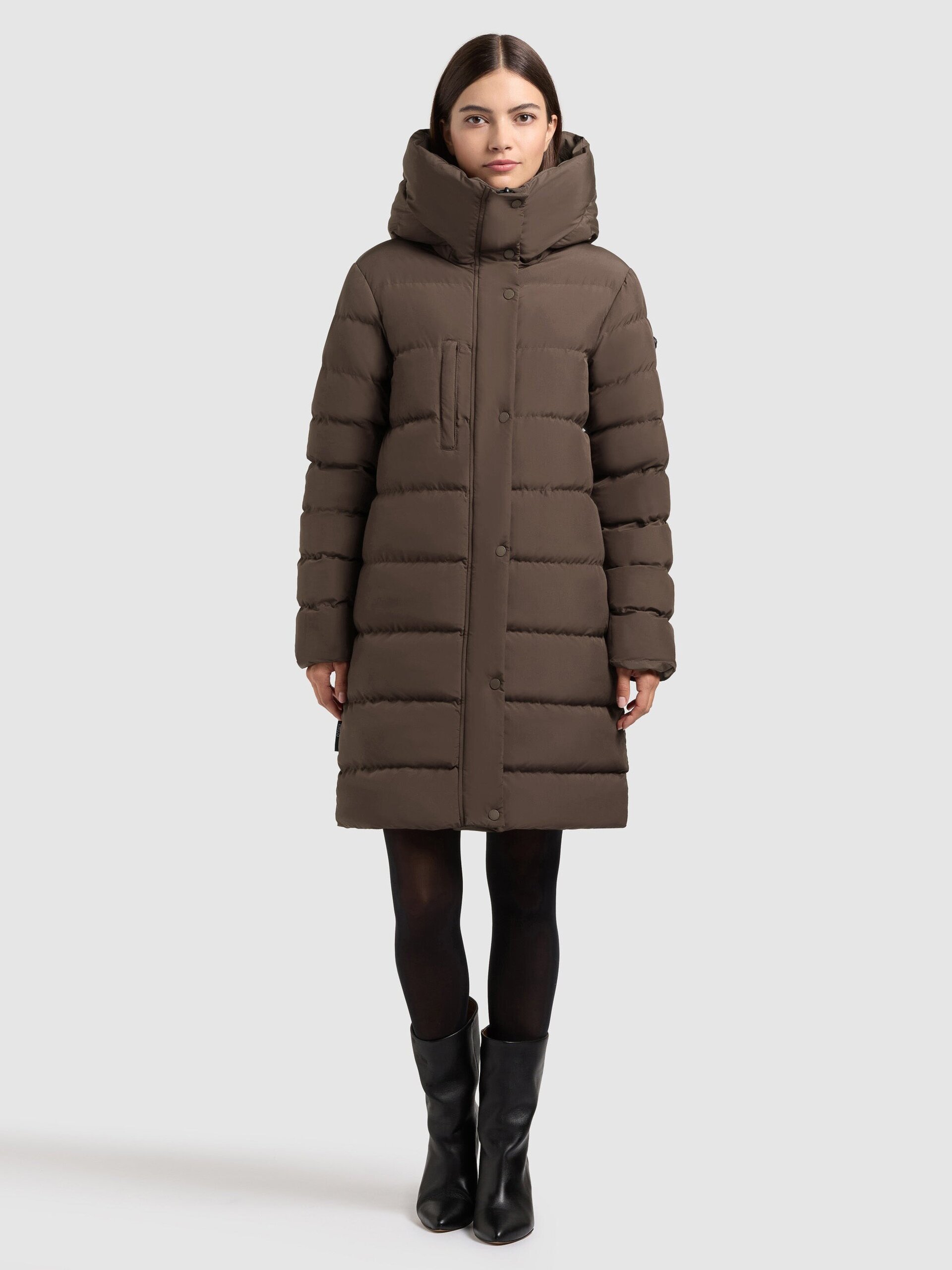 Abrigo Khujo PROTEA Dull Green Mujer - 2