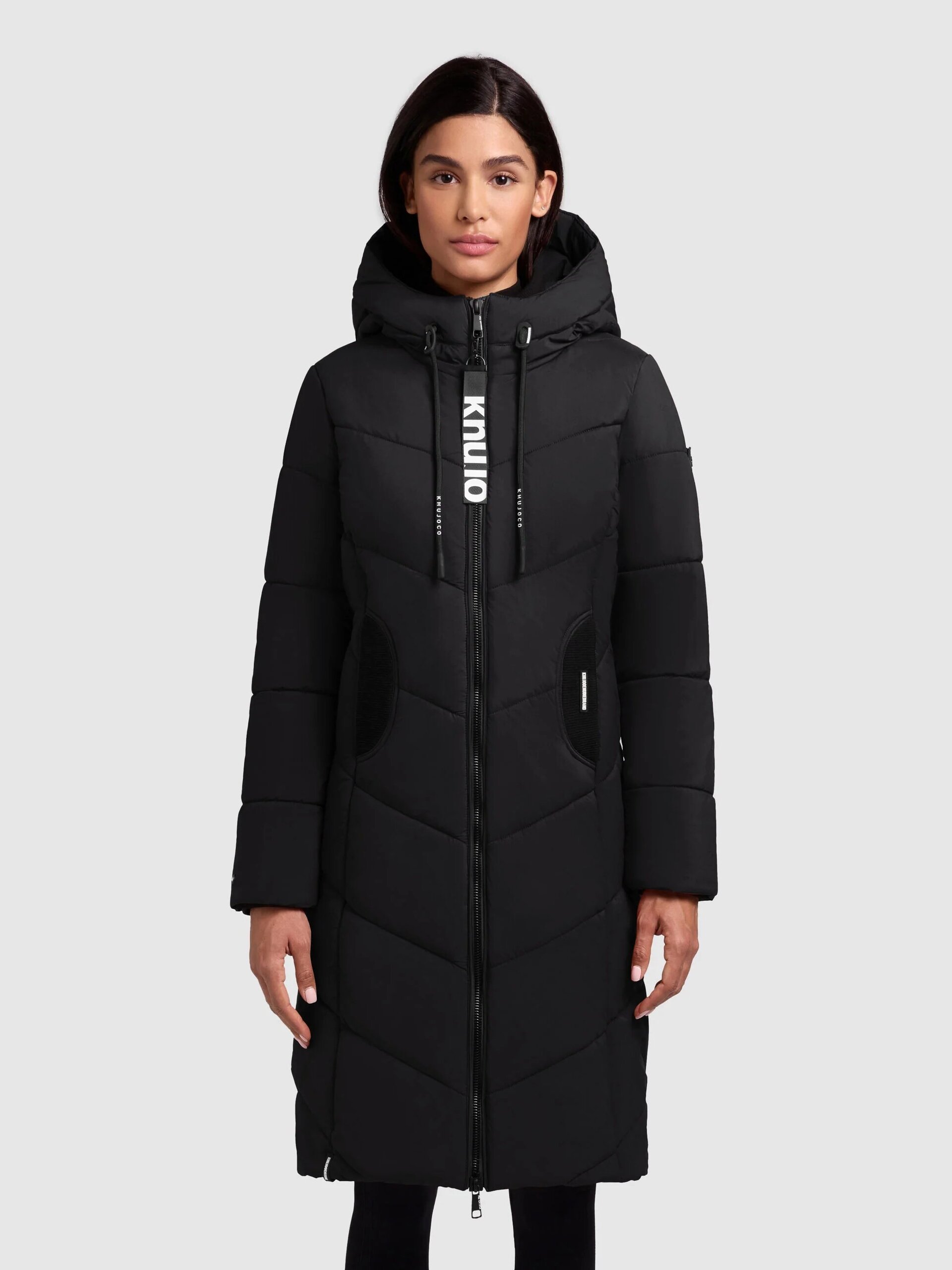 Abrigo Khujo ARIBAY4 Black Mujer - 2