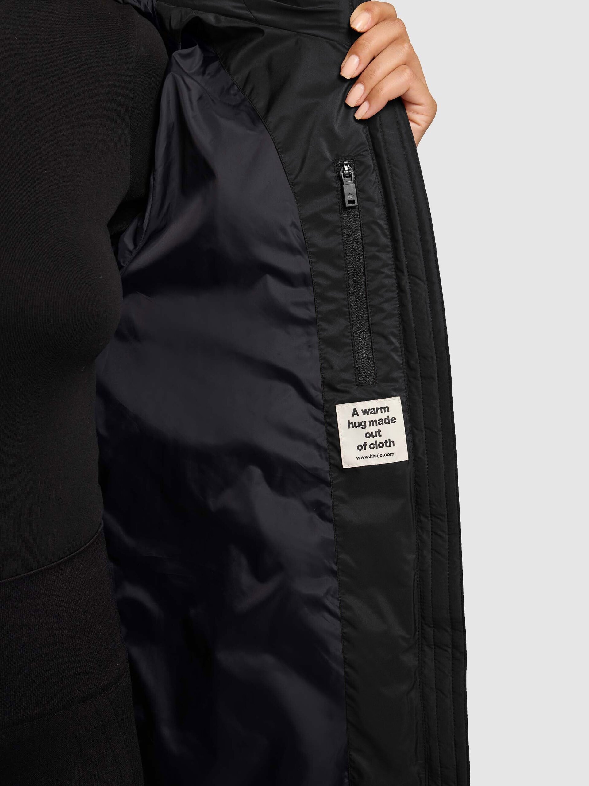 Abrigo Khujo JILIAS Black Mujer - 4