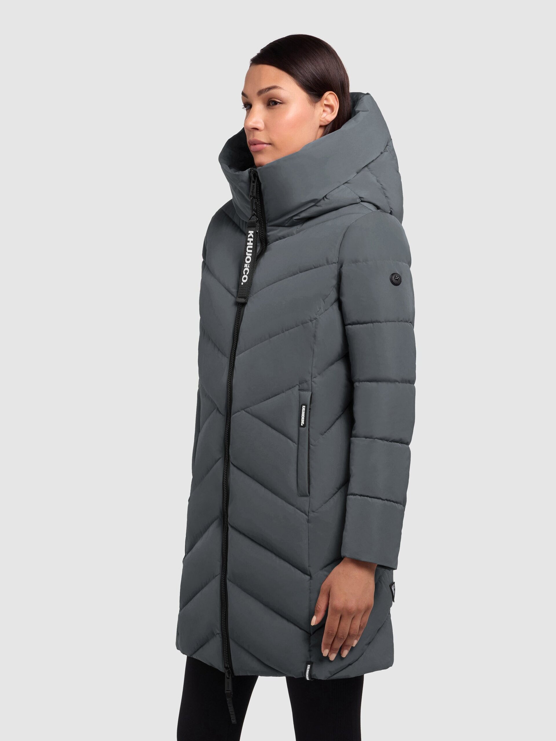 Abrigo Khujo DARKA2 Foam Green Mujer - 5