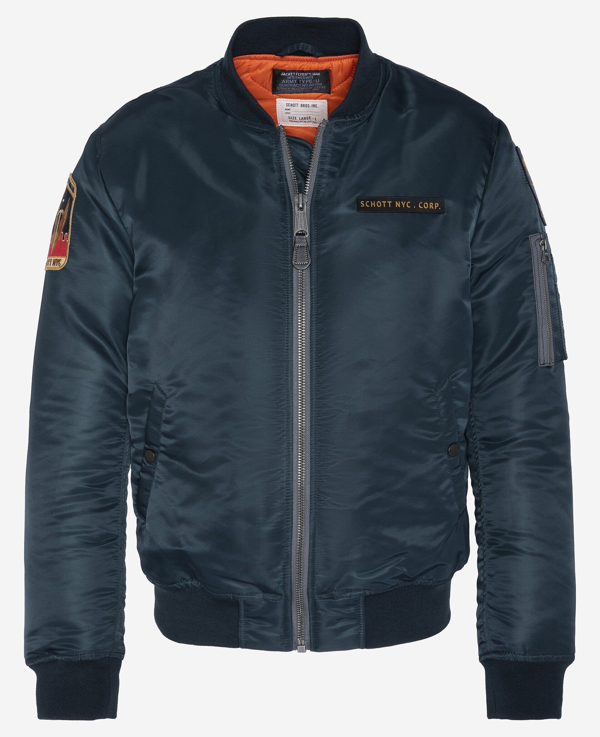 Chaqueta bomber con distintivo MA-1 en nailon reciclado AIRVINT - 5