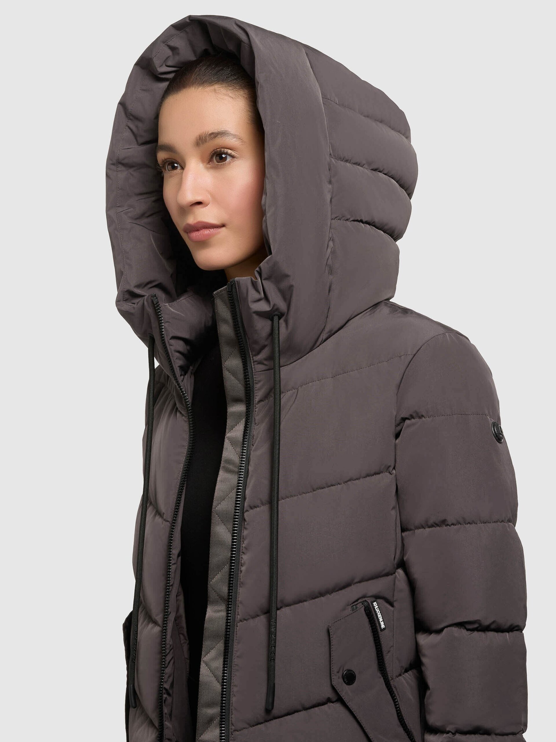 Abrigo Khujo MIKIA3 Gris Grafito Mujer - 7