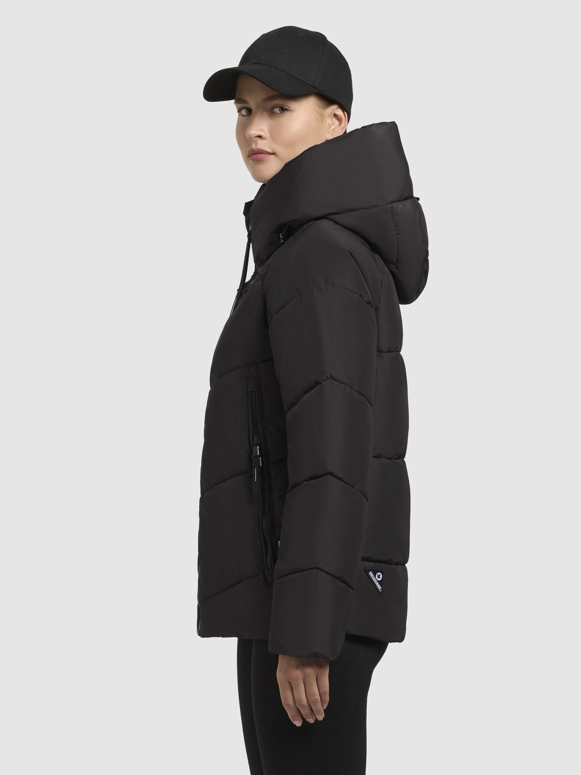 Abrigo Khujo ALESS Negro Mujer - 6