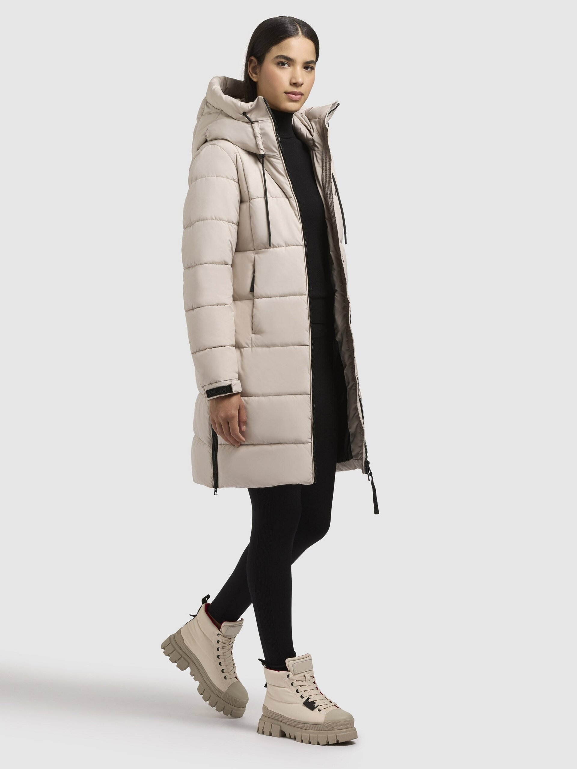 Abrigo Khujo INDIE Soft Beig Mujer - 6