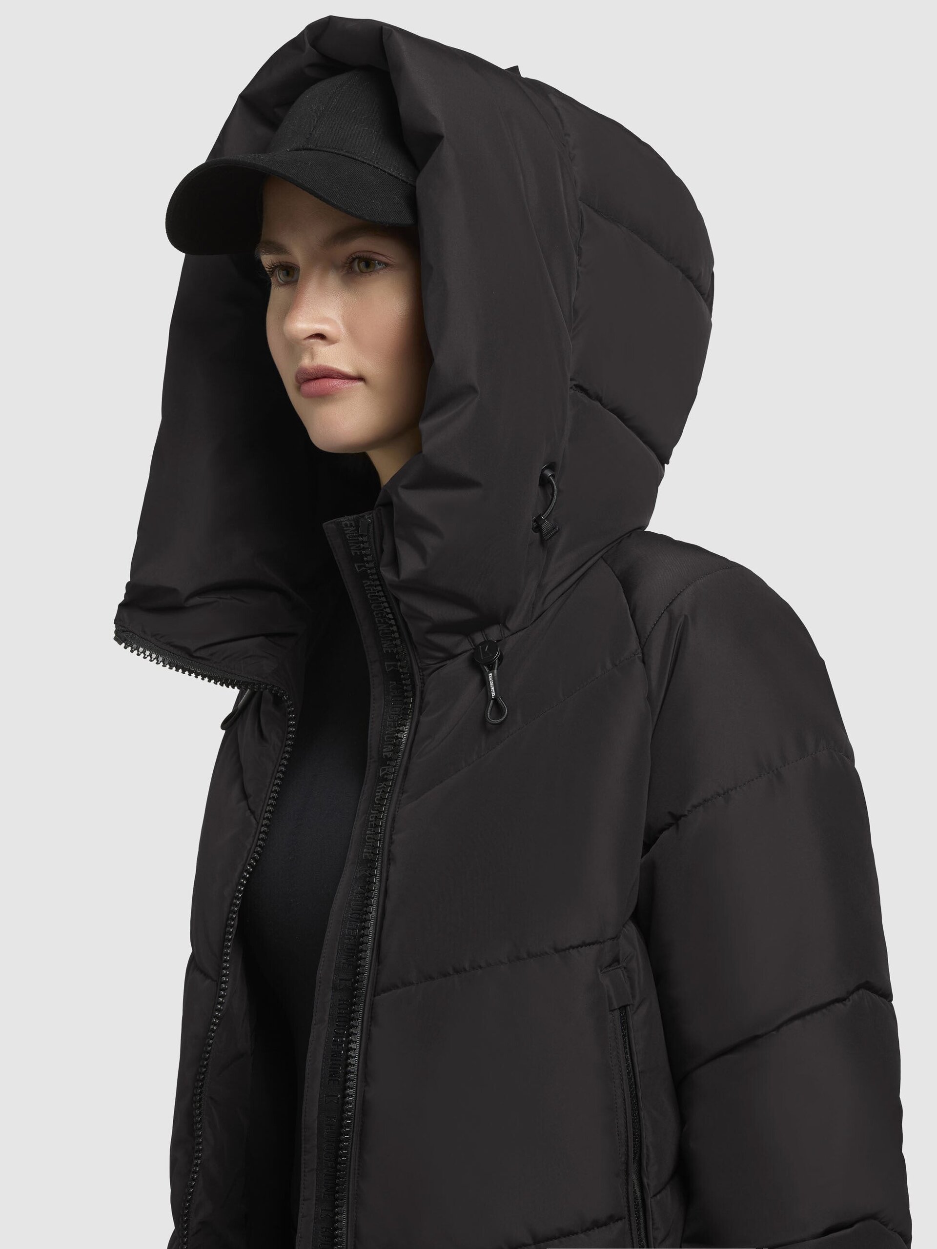 Abrigo Khujo ALESS Negro Mujer - 7