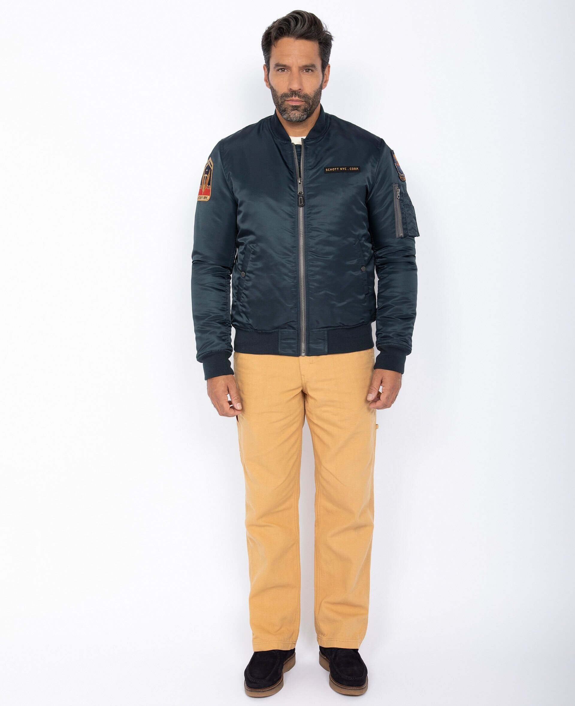 Chaqueta bomber con distintivo MA-1 en nailon reciclado AIRVINT - 9