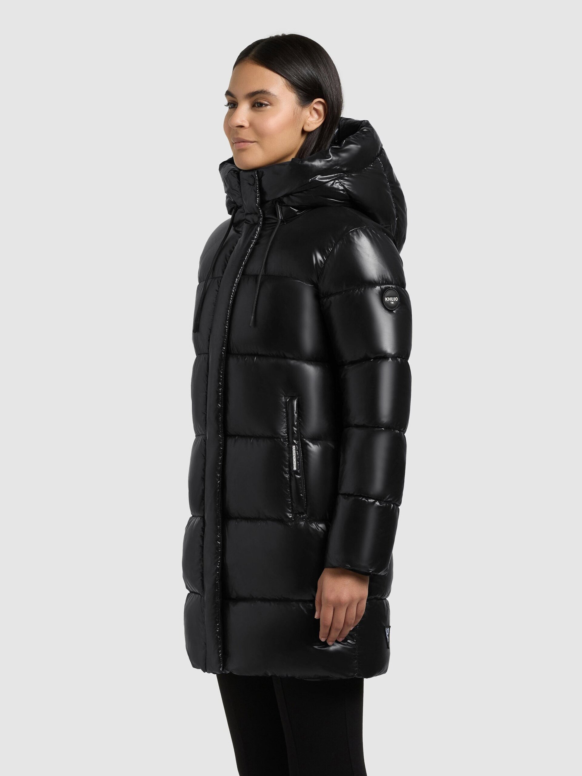 Abrigo Khujo JANOU Black Mujer - 4