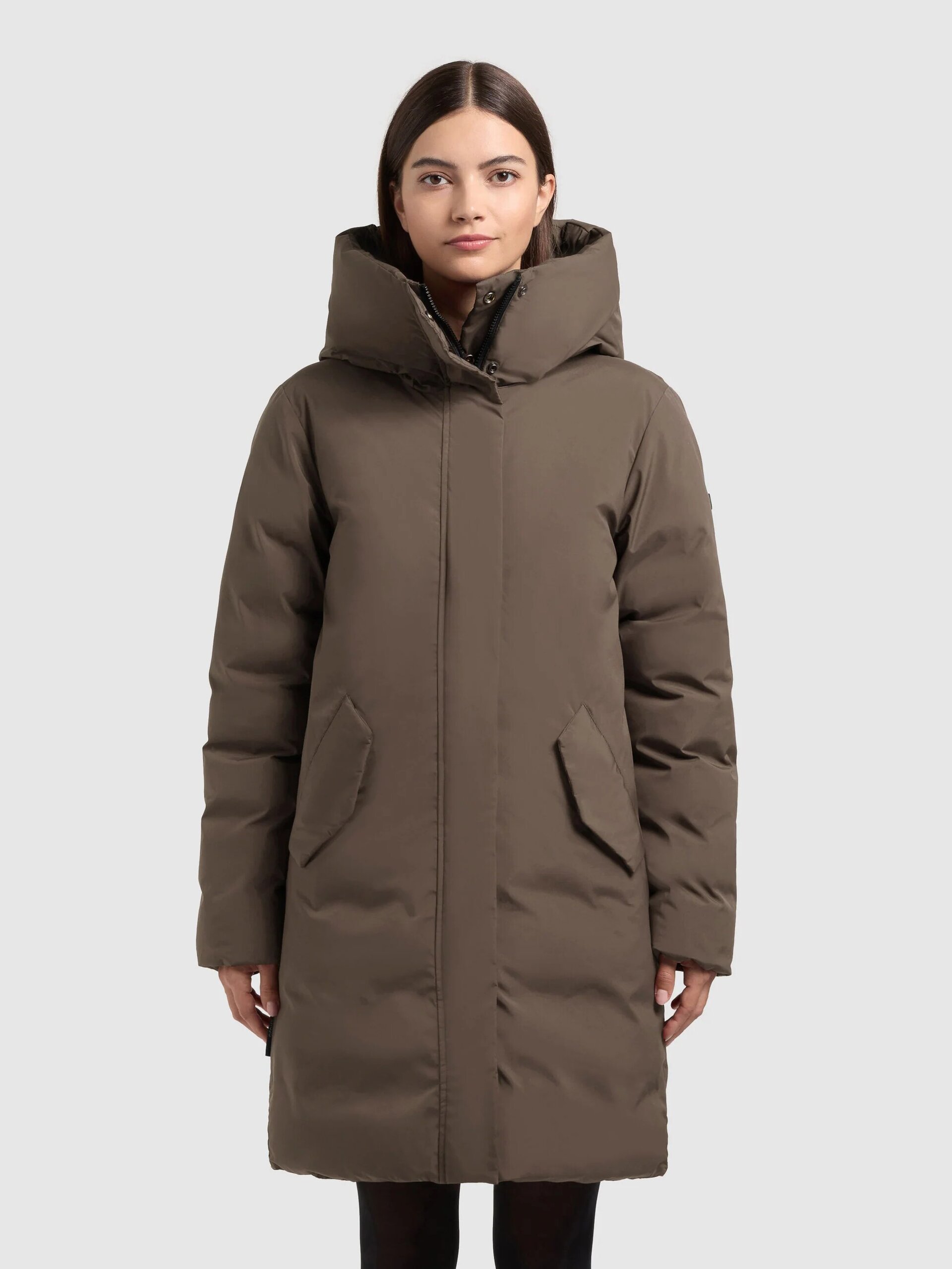 Abrigo Khujo PROTEA Dull Green Mujer - 4