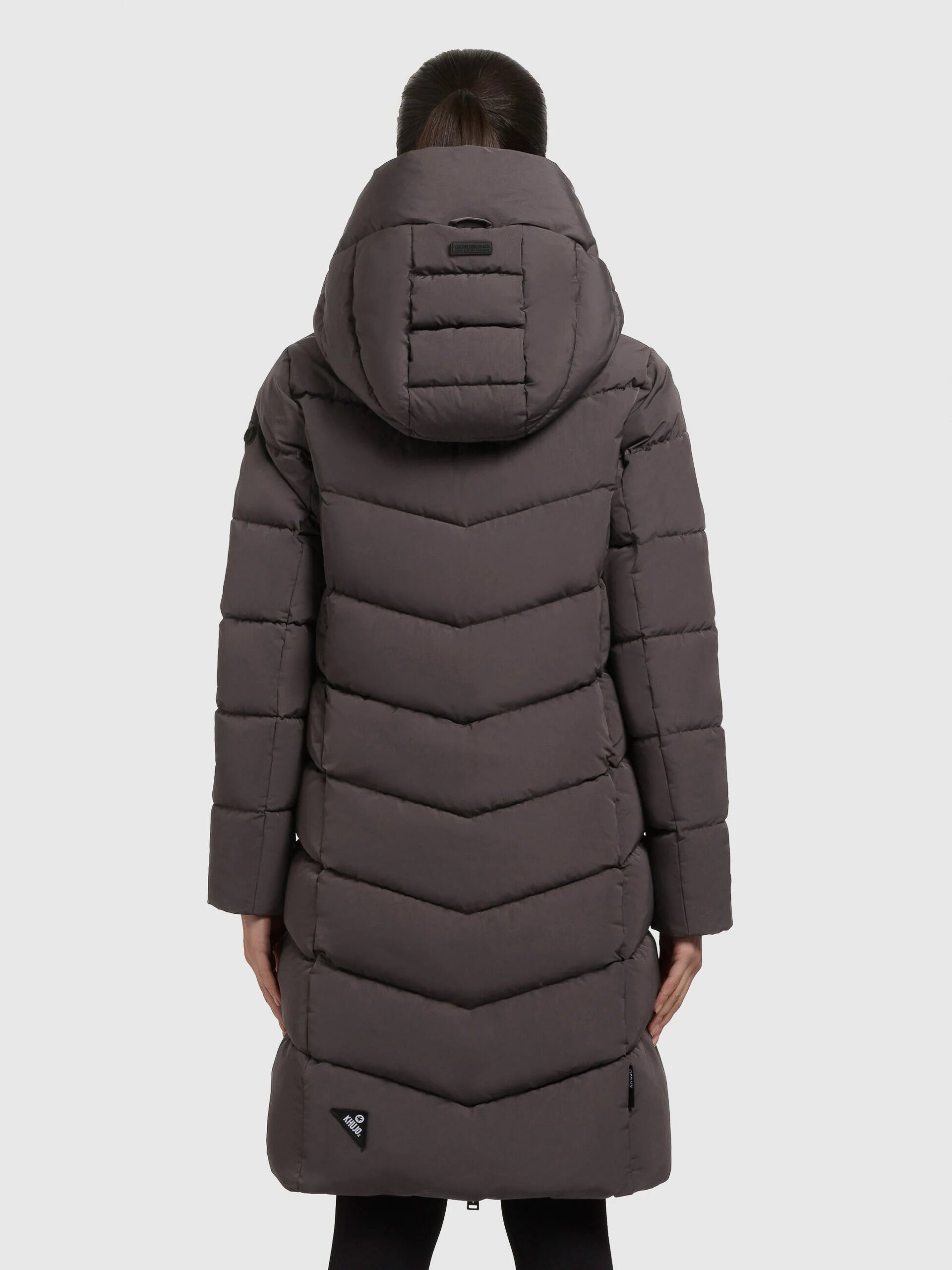 Abrigo Khujo MIKIA3 Gris Grafito Mujer - 2