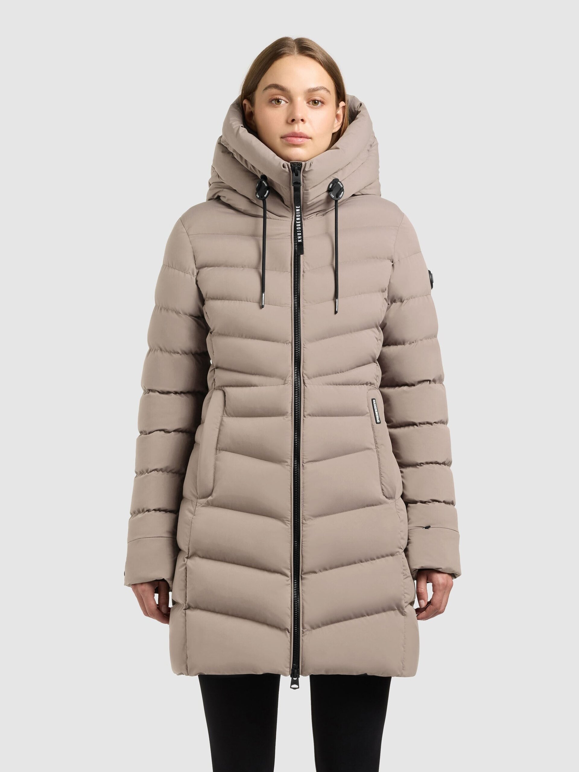 Abrigo Khujo TUHANI Greige Mujer - 2