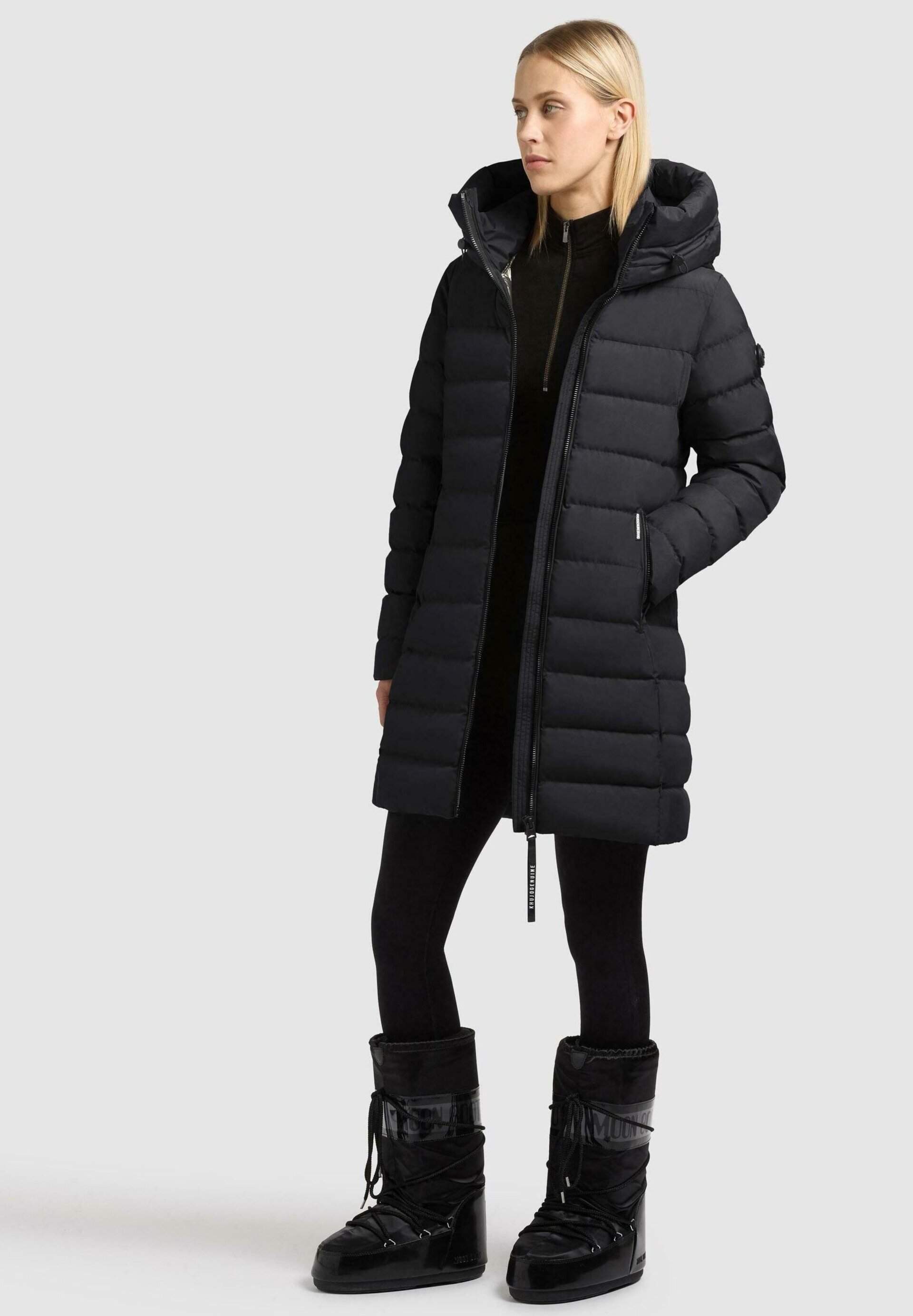 Abrigo Khujo NEKAR Black Mujer - 6